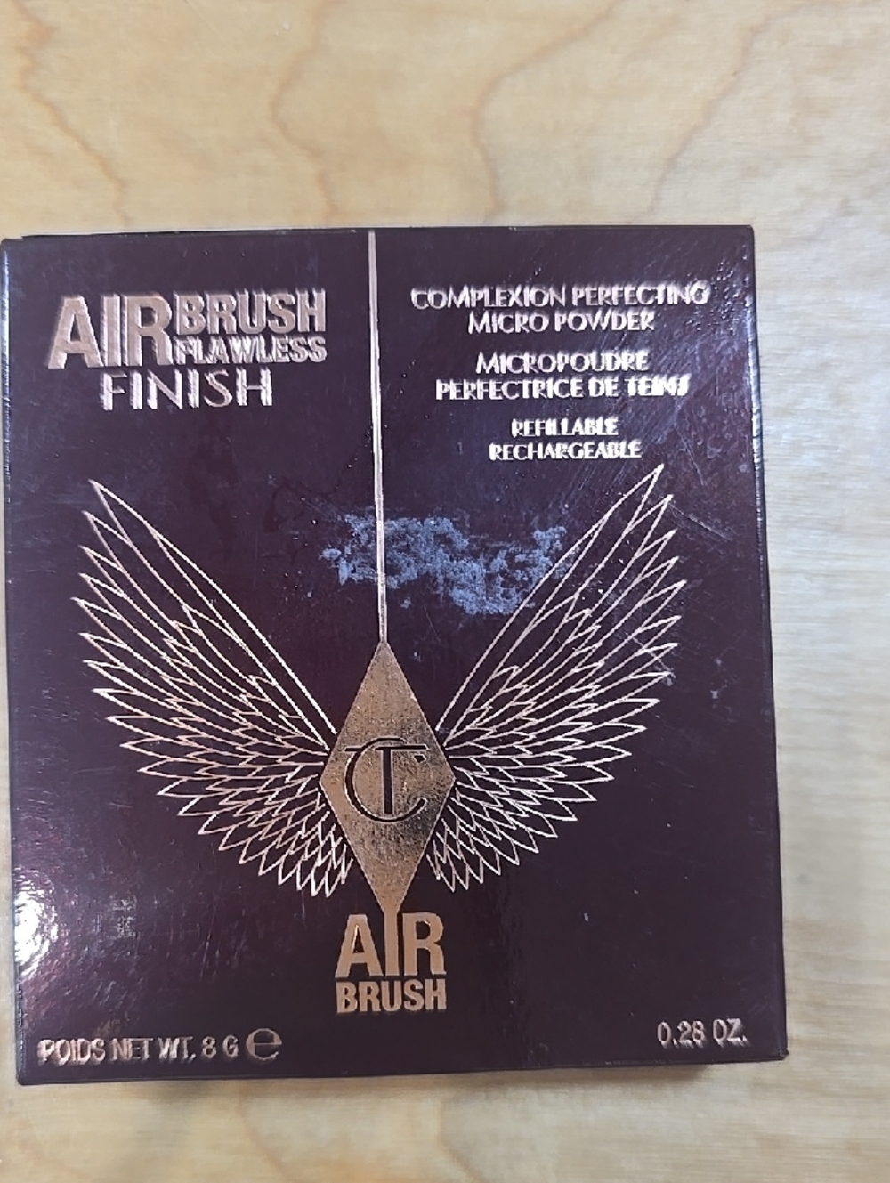 Charlotte Tilbury Airbrush Flawless Finish - Deep Brown Packaging